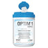 OPTIM 1 One-Step Disinfectant Wipes 3 Cans - 3 x 160 Sheets - 6" x 7"